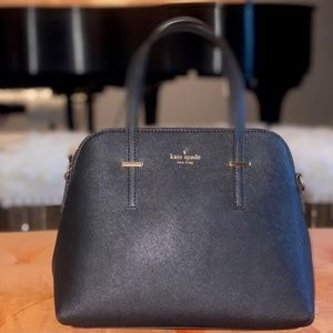 Kate Spade Black Bowling Bag